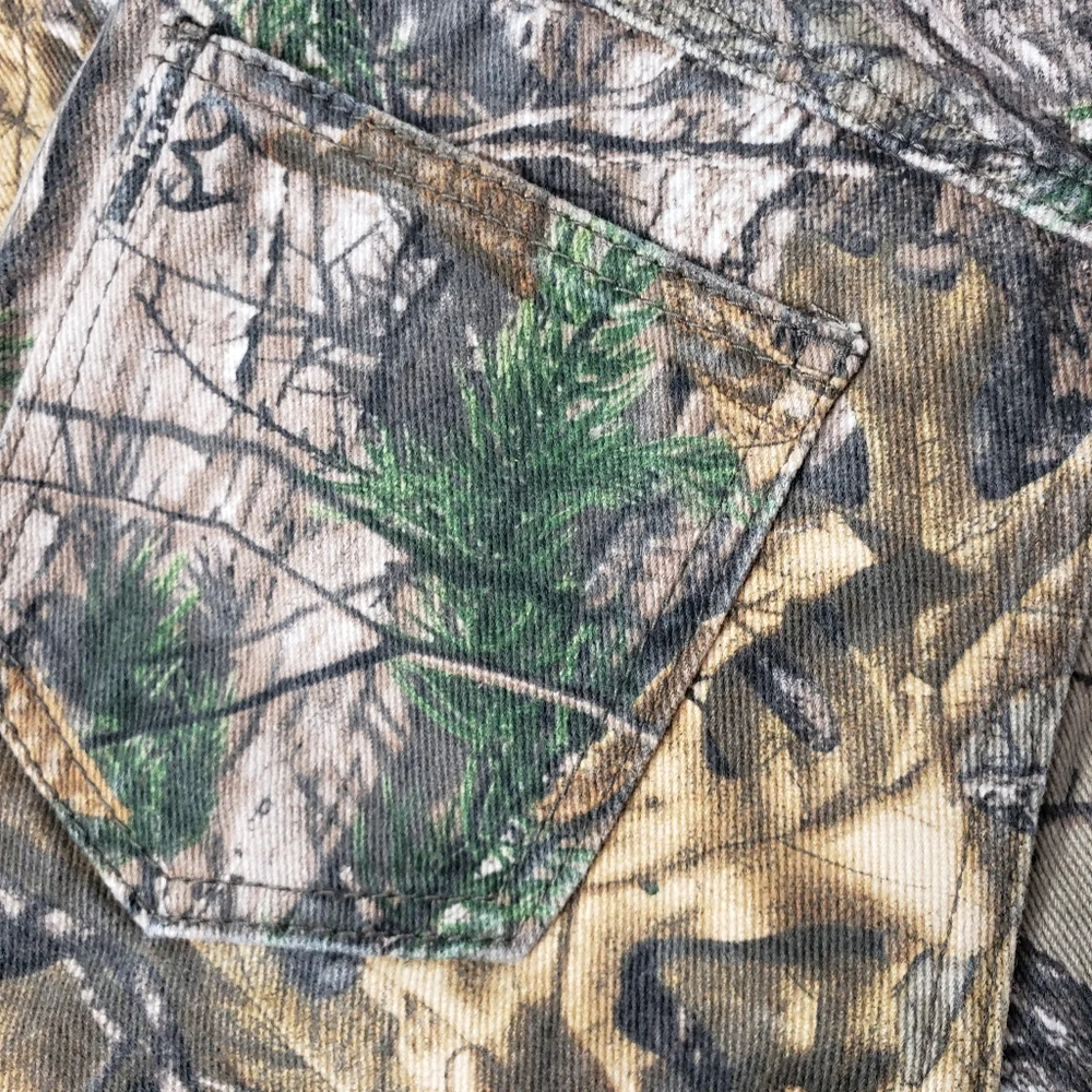 Realtree Youth Forest Camo Cotton Camping Outdoor Unisex Jean Pants XTRA Wash 8
